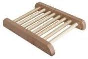Wooden Soap Dish with Ladder Design 1pc