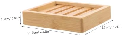 HAKIDZEL 1Pc Handmade Soap Dish with Drainage