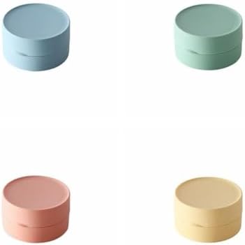 Travel Soap Box Holder Case - Leak Proof Round Soap Dishes Container