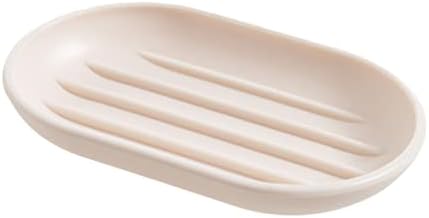 VOSAREA Oval Soap Dish Beige PP Material