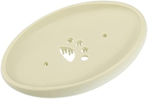 VOCOSTE Silicone Soap Dish with Bristles 115x7cm Beige