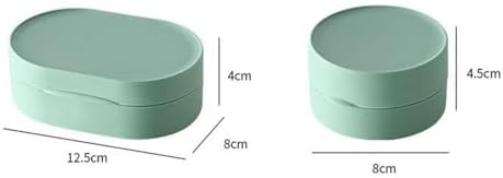 Portable Soap Dish with Lid for Bathroom Travel