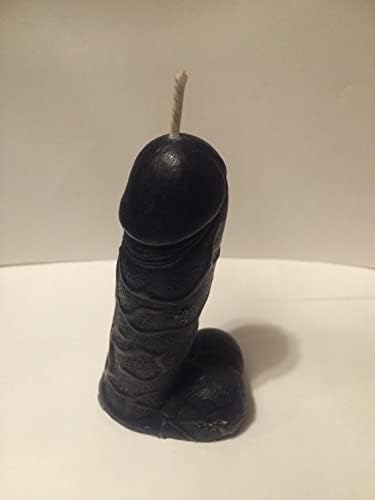 JOANNDLES Penis Candle 45 Inch Tall Black Gift Box