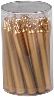 Biedermann Sons 20-Pack Gold Metallic Chime Candles