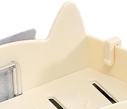WITHO Wall Mounted Soap Holder - HoleFree Square Design - Space Saving Bathroom Accessory