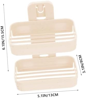 BUGUUYO Double Layer Wall Mounted Soap Dish