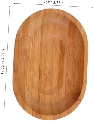 ABOOFAN Rustic Bamboo Soap Holder for Sink
