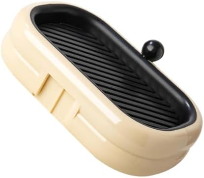 Amosfun Dual Drain Soap Dish Holder for Wall
