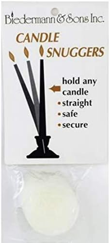 AzureGreen Candle Snugger - Ivory Metal Holder Accessory