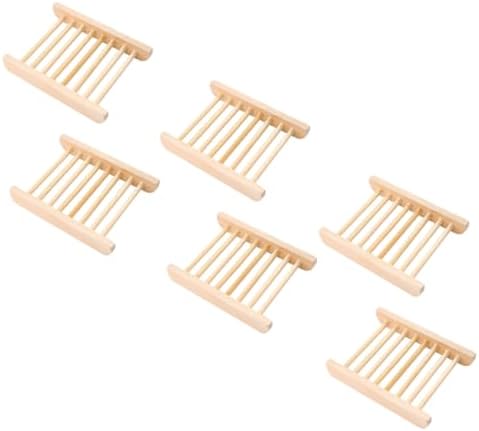 Wooden Soap Tray Drainer Holder for Kitchen and Bathroom