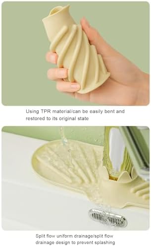 Curfair Silicone Soap Dish with Drainage Pad 1
