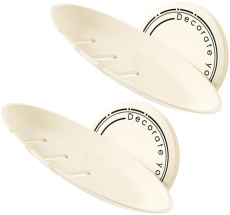 Wall-Mounted Soap Bar Holder with Drainage System
