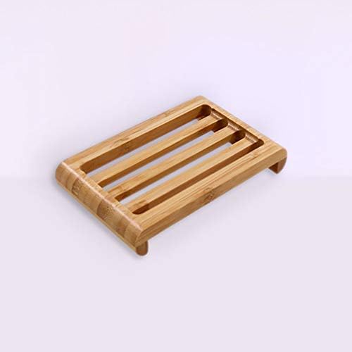 Healifty Bamboo Soap Dish 2pcs Sturdy Holder