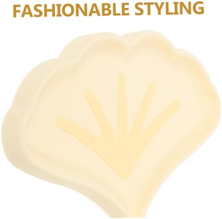 Cabilock Self Draining Silicone Soap Dish with Ginkgo Leaf Design