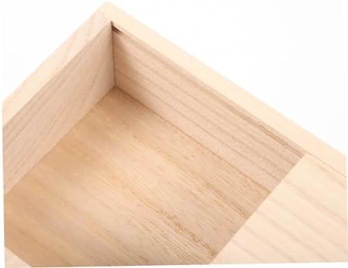 PRETYZOOM Wooden Soap Holder Multi-Functional Storage Dish