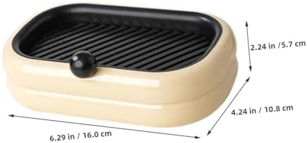 Amosfun Dual Drain Soap Dish Holder for Wall