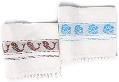 AVKA Studio Indian Bath Towels - Set of 2 - Medium 30x60 Inches