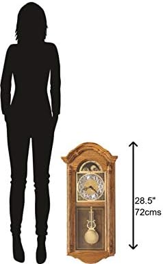 Howard Miller Clay Wall Clock II with Golden Pendulum 1