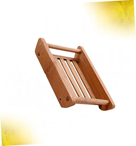 DECHOUS Wooden Soap Tray for Bathroom Drainage