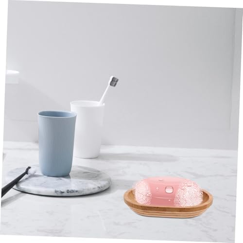 Cabilock Bamboo Soap Holder with Drainage for Shower and Kitchen 1