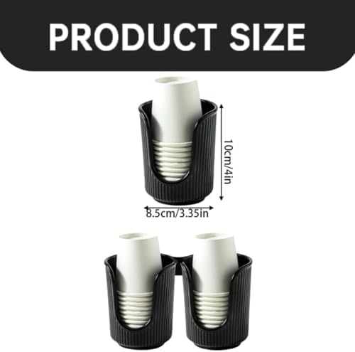 Bathroom Cup Dispenser with Vertical Stripes 1