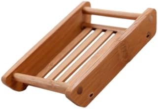 Retro Boat Shaped Wooden Soap Dish for Bathroom Kitchen