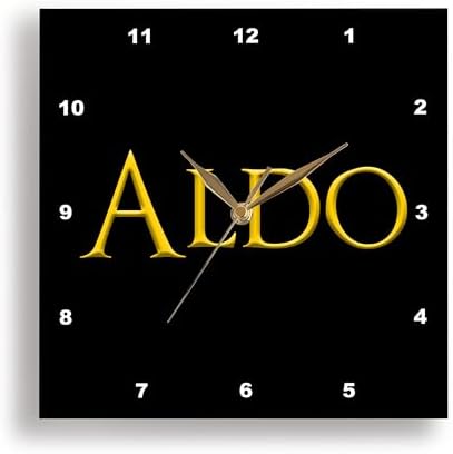 3dRose Wall Clock Silent 13 Inch Baby Boy Name Amulet