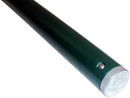 Forever Candles Set of 2 - Refillable Tapered Pillars with Elegant Green Finish