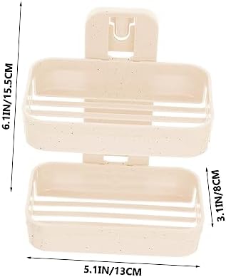 Adhesive Double Layer Soap Holder for Bathroom and Kitchen 1