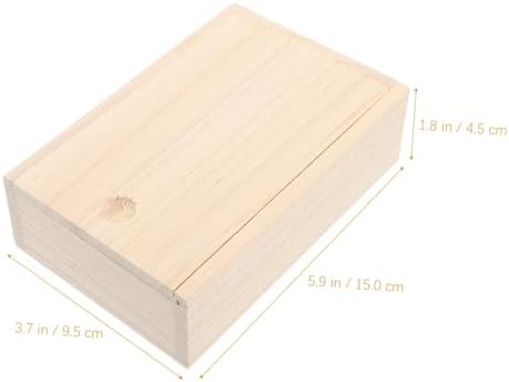 GLEAVI Natural Wood Soap Dish with Pullout Lid 1