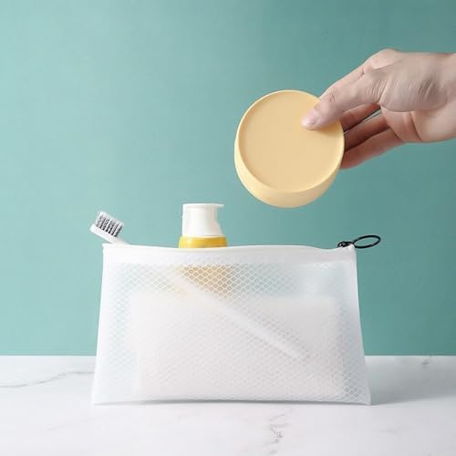 Portable Soap Dish with Lid for Bathroom Travel