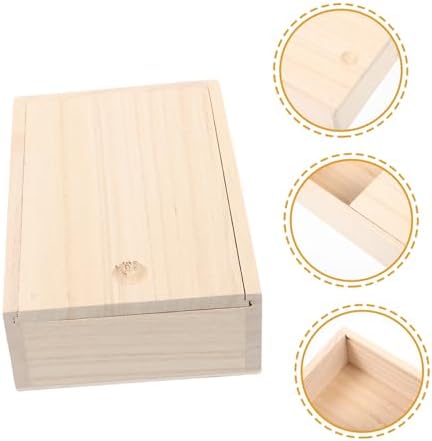 Fondotin Wooden Soap Dish with Lid Organizer