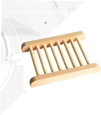 HOOTNEE Wood Soap Dish Holder 2Pcs