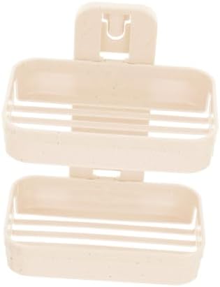 KITANDOVE Adhesive Double Layer Wall Soap Dish