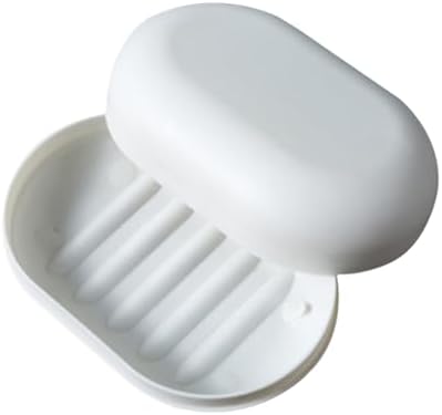 Portable Soap Dish with Leakproof Lid for Travel and Home Use