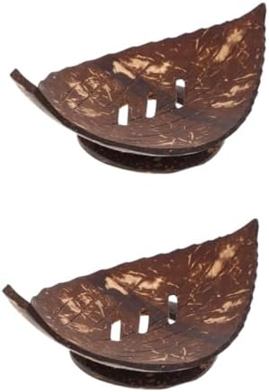 DOITOOL 2pcs Coconut Shell Soap Holder 1
