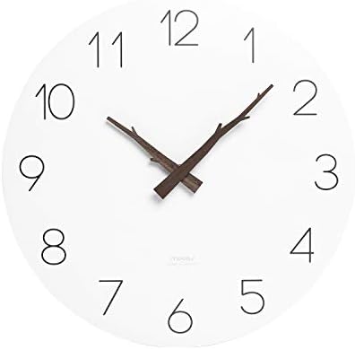 mooas Flatwood Twig Wall Clock