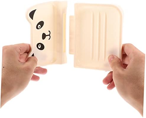 4pcs Wall-Mounted Soap Dish Quick Dry Holder