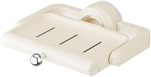 Rotating Suction Soap Holder 360 Wall Mount with Drainage 1