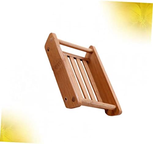 Retro Boat Shaped Wooden Soap Dish for Bathroom Kitchen