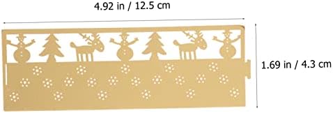 Black Snowflake Candle Holder 50 Pcs Christmas Decor