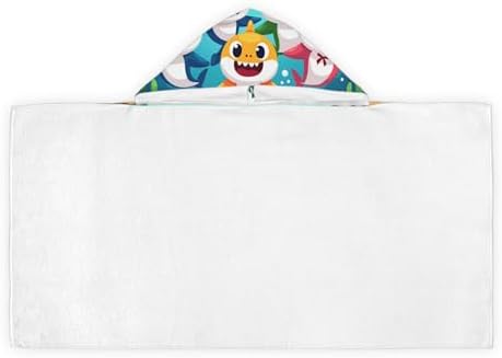Baby Shark Themed Youth Hooded Towel