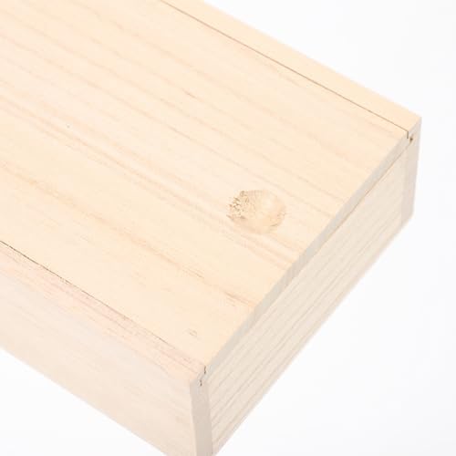 Luxshiny Wooden Soap Dish with Lid Multi-use Holder