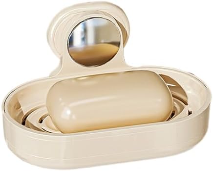 Loyliawa Wall Mount Soap Dish Double Layer Quick Drain