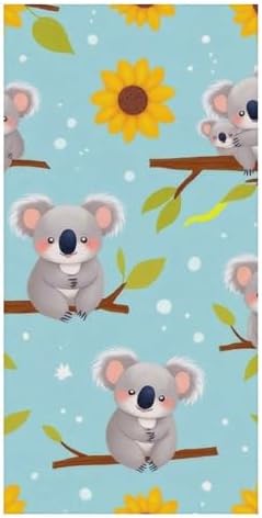 4SEE Extra Large Light Weight Beach Towels with Koala Bear Design