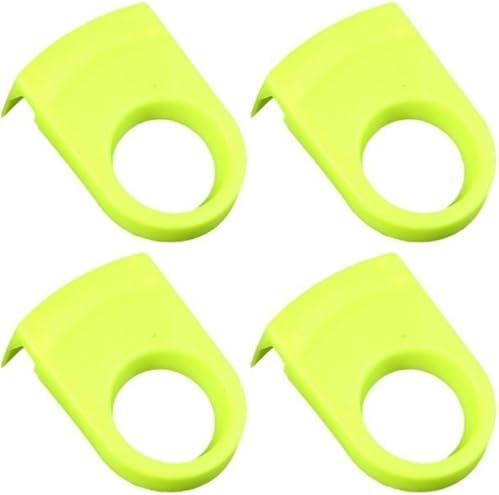 4 Pcs Green ABS Bottle Clip Holders for Wine Glass Bathroom Use