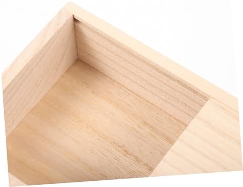 PRETYZOOM Elegant Wood Soap Dish for Bathroom and Kitchen