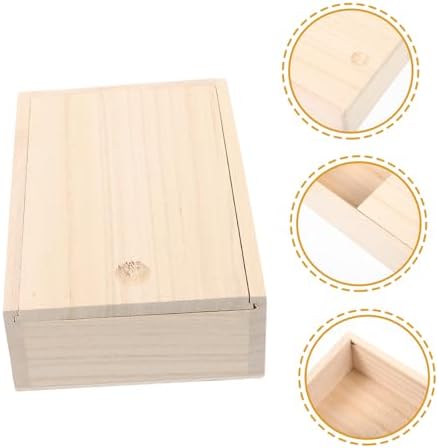 GLEAVI Natural Wood Soap Dish with Pullout Lid 1