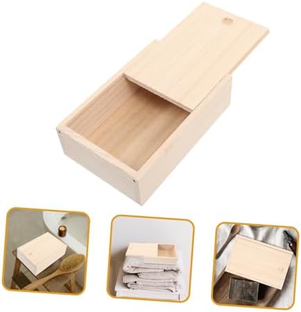 Holibanna Paulownia Wood Soap Holder Multi-Purpose Tray
