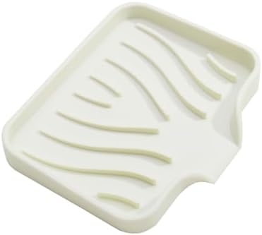 Premium Silicone Soap Dish Self-Draining Holder - Durable Elegant for Shower Bathroom